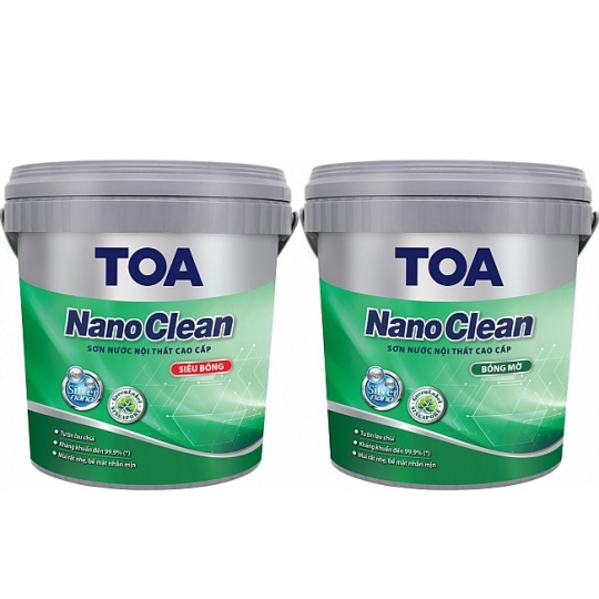 SƠN NƯỚC NỘI THẤT CAO CẤP TOA NANOCLEAN