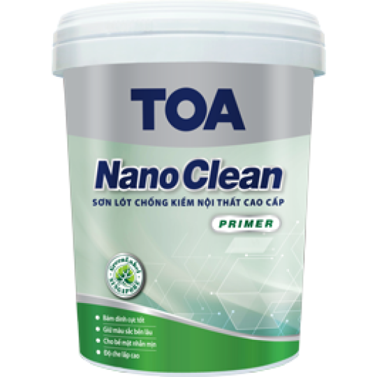 SƠN LÓT CHỐNG KIỀM NỘI THẤT CAO CẤP TOA NANOCLEAN PRIMER