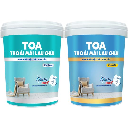 SƠN NƯỚC NỘI THẤT CAO CẤP TOA THOẢI MÁI LAU CHÙI